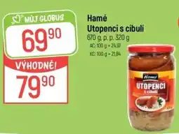 Globus Hamé utopenci s cibulí nabídka