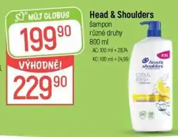Globus Head & Shoulders šampon nabídka