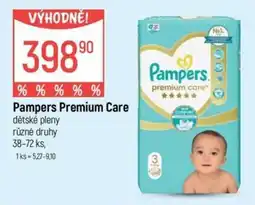 Globus Pampers premium care nabídka