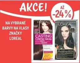 Globus L'Oréal barvy na vlasy nabídka