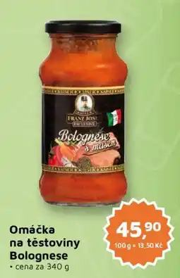 Můjobchod Franz Jose Omáčka na těstoviny Bolognese s masem nabídka