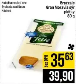 Jip Brazzale Gran Moravia sýr plátky nabídka