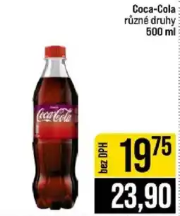 Jip Coca-Cola různé druhy nabídka