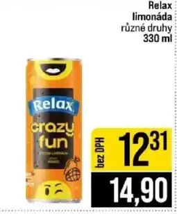 Jip Relax limonáda nabídka