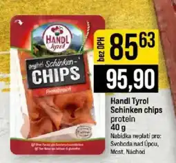 Jip Handli Tyrol Schinken chips protein nabídka