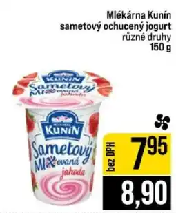 Jip Mlékárna Kunín sametový ochucený jogurt nabídka