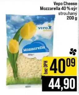 Jip Vepo mozzarella 40 % sýr strouhaný nabídka