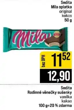 Jip Sedita Mila oplatka original kokos nabídka