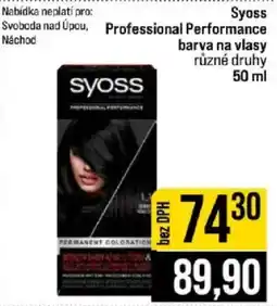 Jip Syoss Professional Performance barva na vlasy nabídka