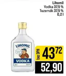 Jip Lihomil vodka nabídka