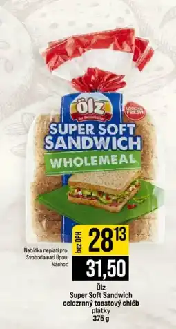 Jip Olz super soft sandwich celozrnný toastový chléb plátky nabídka