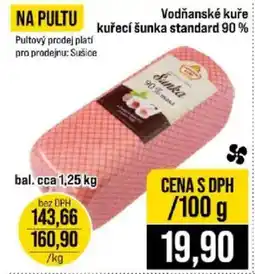 Jip Vodňanské kuře kuřecí šunka standard 90 % nabídka