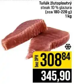Jip Tuňák žlutoploutvý steak 10 % glazura nabídka