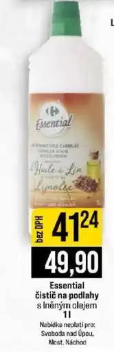 Jip Essential čistič na podlahy s lněným olejem nabídka