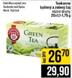 Jip Teekanne bylinný a zelený čaj nabídka