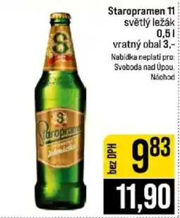 Jip Staropramen světlý ležák nabídka