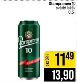 Jip Staropramen 10 světlý ležák nabídka