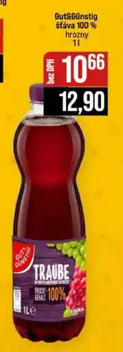 Jip Gut&Günstig šťáva 100 % hrozny nabídka