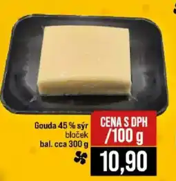 Jip Gouda 45 % sýr bloček nabídka