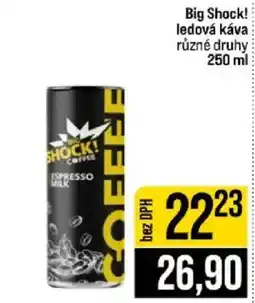 Jip Big Shock! ledová káva nabídka
