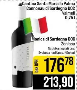 Jip Cantina santa maria la palma cannonau di sardegna doc nabídka