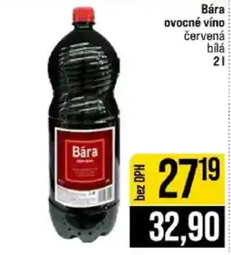 Jip Bára ovocné víno červená bílá nabídka