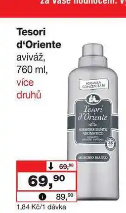 Barvy a laky drogerie Tesori d'Oriente aviváž nabídka