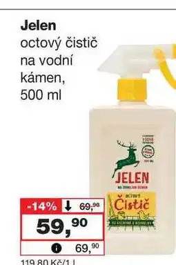 Barvy a laky drogerie Jelen octový čistič na vodní kámen nabídka