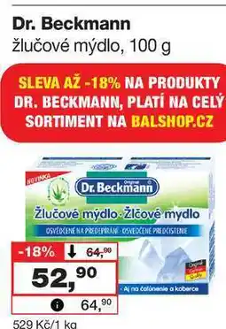 Barvy a laky drogerie Dr. Beckmann žlučové mýdlo nabídka