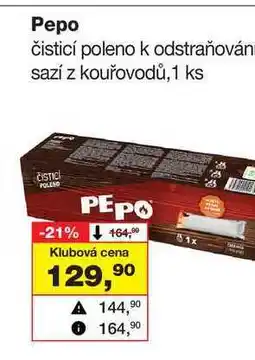 Barvy a laky drogerie Pepo čisticí poleno k odstraňován sazí z kouřovodů, 1 ks nabídka