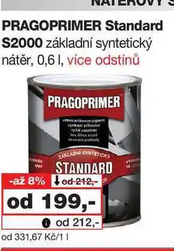 Barvy a laky drogerie PRAGOPRIMER Standard S2000 základní syntetický nátěr nabídka