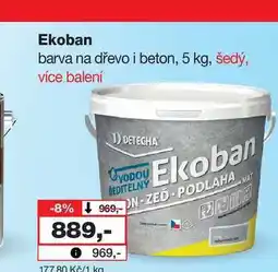 Barvy a laky drogerie Ekoban barva na dřevo i beton nabídka