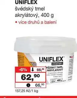 Barvy a laky drogerie UNIFLEX švédský tmel akrylátový nabídka