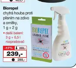 Barvy a laky drogerie Biorepel chytrá houba proti plísním na zdivo a omítky, 1g+2g nabídka