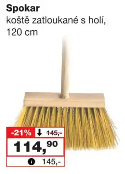 Barvy a laky drogerie Spokar koště zatloukané s holí nabídka