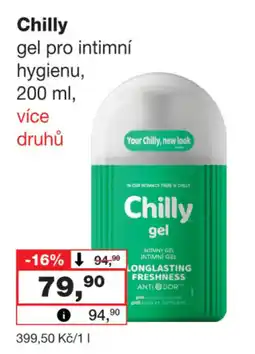 Barvy a laky drogerie Chilly gel pro intimní hygienu nabídka