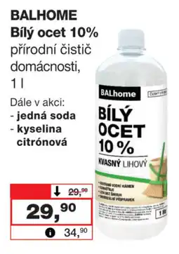 Barvy a laky drogerie Balhome bílý ocet 10 % nabídka
