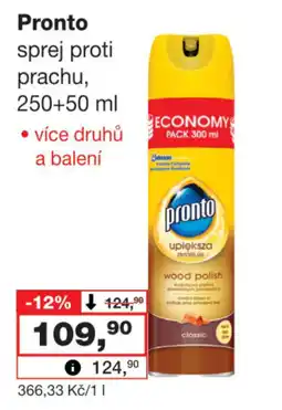 Barvy a laky drogerie Pronto sprej proti prachu nabídka