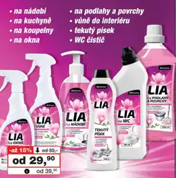 Barvy a laky drogerie Lia na okna nabídka