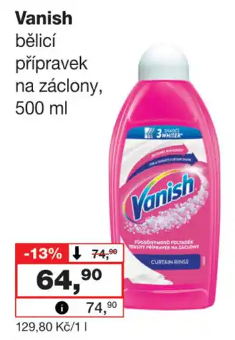 Vanish bělicí přípravek na záclony