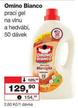 Barvy a laky drogerie Omino Bianco prací gel na vlnu a hedvábí nabídka