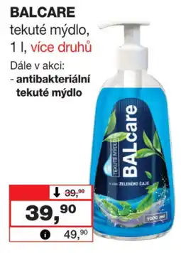 Barvy a laky drogerie Balcare tekuté mýdlo nabídka