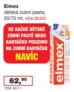 Barvy a laky drogerie Elmex dětská zubní pasta nabídka