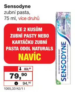 Barvy a laky drogerie Sensodyne zubní pasta nabídka