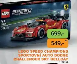 Dráčik lego sportovní auto dodge challenger srt hellcat nabídka