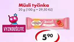 CBA cerbona müsli tyčinka nabídka