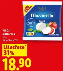 Lidl PILOS Mozzarella nabídka