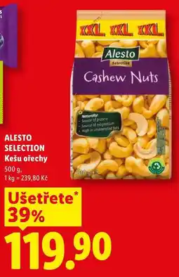 Lidl ALESTO SELECTION Kešu ořechy nabídka