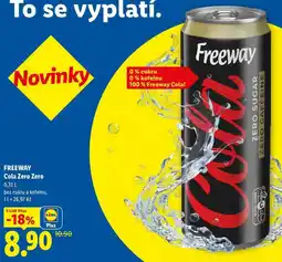 Lidl FREEWAY Cola Zero Zero nabídka