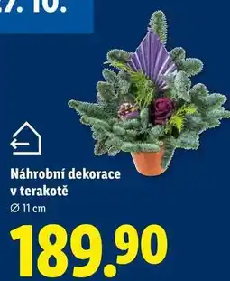 Lidl Náhrobní dekorace v terakotě nabídka